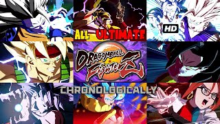 Dragon Ball FighterZ  All Characters Meteor Attacks HD Version [upl. by Esorbma]