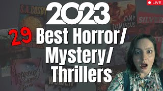 29 Best Horror Mystery Thriller Books I Read in 2023 [upl. by Lissie]