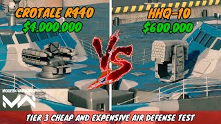 Crotale R440 Vs HHQ10 Air Defense Test  Modern Warships [upl. by Adeirf]