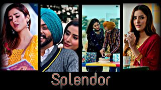 Splendor Satbir Aujla Full Screen Status  Latest Punjabi Song Status  Satbir Aujla [upl. by Ramoh]