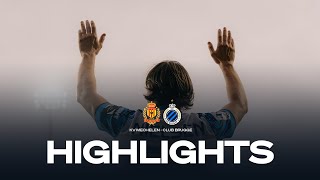 KV MECHELEN  CLUB BRUGGE  HIGHLIGHTS  20232024 [upl. by Anikahs]