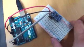 Arduino Uno 로 MPU9250 IMU 센서를 사용해 출력값 확인해 보기 [upl. by Elsy329]