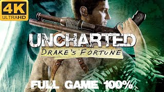 Uncharted Drakes Fortune Remastered  Full Game 100 Longplay Walkthrough 4K 60FPS [upl. by Atirabrab922]