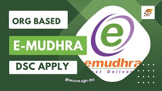 emudhra  Organization based Dsc Apply Process Demo Video [upl. by Kirre]