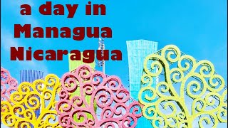 Managua Nicaragua  walking tour [upl. by Allerim]