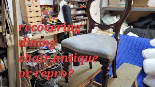 Recovering dining chairs [upl. by Ybanrab]