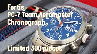 FORTIS PC7 Team Aeromaster Chronograph 42mm  Ref6561055M フォルティス PC7チーム エアロマスター クロノグラフ [upl. by Aire]