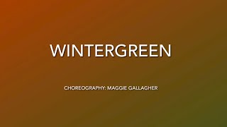 Wintergreen  Linedance Lernen [upl. by Ralat]