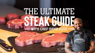 The Ultimate Steak Guide  How to Select and Cook a Perfect Steak with Chef David Rose [upl. by Assetan]