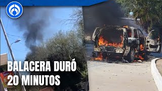 Enfrentamiento en Sonora se registró intensa balacera en Santa Ana [upl. by Achorn]