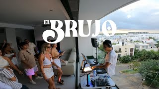 Groovy Melodic amp Latin Techno  El Brujo  Sunset White Party DJ Set [upl. by Whorton]