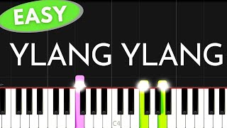 Fkj  Ylang Ylang  Easy Piano tutorial [upl. by Neyut106]