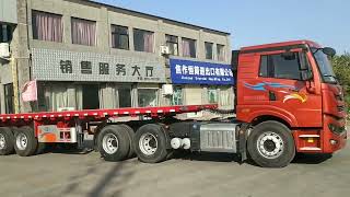 Best Semi Trailer Truck will be deliveried to Customers [upl. by Wardlaw]