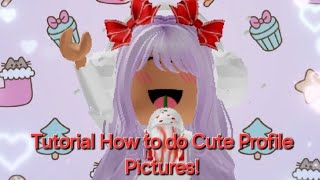 Tutorial How to do Cute Profile Pictures  Tutorial  amming a  Asmr [upl. by Loydie]