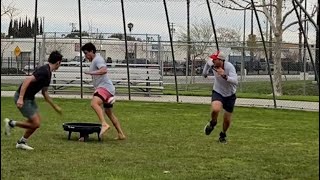 Former Spikeball champs got to play one game with the new ball 🏐 [upl. by Bartolemo]