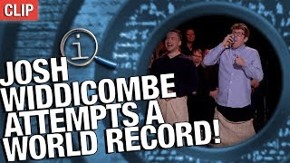 QI  Josh Widdicombe Attempts A World Record [upl. by Bassett]