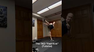 The TKD quotFast Kickquot Tutorial martialarts taekwondokick kickingdrills [upl. by Lletnahs]