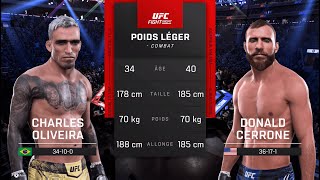 UFC Classic Charles Oliveira vs Donald Cerrone  FULL FIGHT [upl. by Ahsyt]