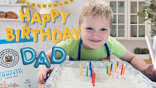 The Greatest Baking Show Cash Bakes a Special Birthday Cake for Dads 40th 🎂🎉 [upl. by Crofoot]