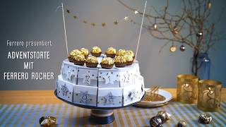 Ferrero DIYIdeen – Adventstorte mit Ferrero Rocher [upl. by Helve]