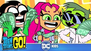 Teen Titans Go em Português 🇧🇷  Dinheiro e Mais Dinheiro DCKidsBrasil [upl. by Meerak36]