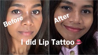 I did LIP TATTOO in South Korea 🇰🇷Malayalam [upl. by Mendy]