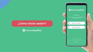 Iniciar sesión en la app de ComunidadFeliz [upl. by Muffin]