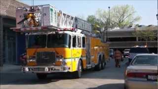 Elmhurst Fire Department Response Downtown [upl. by Oivlis711]