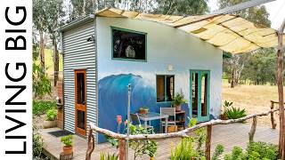 The InsideOut Tiny House  A OffGrid Craftsmans Dream [upl. by Rog]