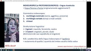 Indoeuropeo e grammatica storica [upl. by Clute849]