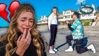 PROPOSING TO ANOTHER GIRL PRANK ON FIANCE SHE CRIES [upl. by Roberta748]