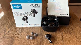 Unboxing Review Soundcore by Anker Life Note 3i noise cancelling Earbuds 2023 anker earbuds [upl. by Siron]