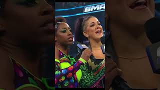 quotWhoever loses leaves Smackdown permanentlyquot Nia Jax left a surprise to Naomi and Bayley wwe [upl. by Affay]