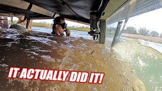 Driving Underwater EP5  The HUMVEE Crosses Its First Pond BUT We Must Go DEEPER [upl. by Koorb]