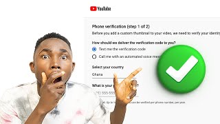 How to Verify Your YouTube Channel  Verify Phone Number [upl. by Neyut]