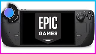 How to Install Epic Games Launcher On The Steam Deck With SD Card And Steam OS Support [upl. by Einnej]