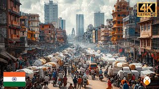 Real Life in Mumbai India🇮🇳 The Most Populous Megacity in South Asia 4K HDR [upl. by Idissak]