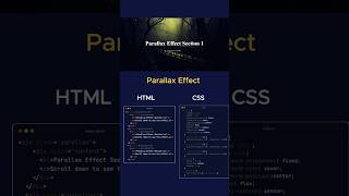 Creating Stunning Parallax Scrolling Effects with HTML amp CSS codinginterview webdesign [upl. by Gasperoni]