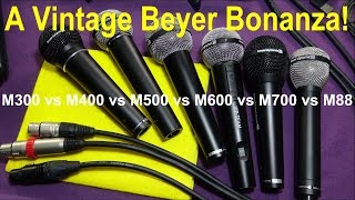 A Vintage Beyer Bonanza M300 vs M400 vs M500 vs M600 vs M700 vs M88 [upl. by Luhe475]