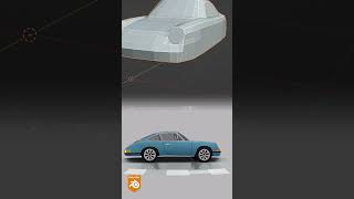 Low poly 3D car in Blender 3dart automobile blenderrender3d carmodelling lowpolyart lowpolycar [upl. by Hewett]