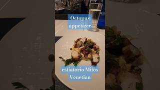 lunch special at Milos Venetian the Octopus is a must vegas foodie estiatoriomilos venetian [upl. by Euqinahs]