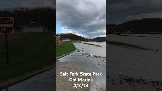 Salt Fork State Park Marinas Flooded Salt Fork [upl. by Anidualc]