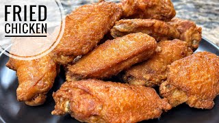 Fried Chicken Wings Recipe  Tasty Garlicky and Crispy Chinese Fried Chicken Recipe [upl. by Thurston]