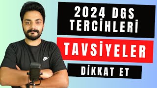 2024 DGS TERCİHLERİ HAKKINDA SORULARINIZI YANITLIYORUM [upl. by Rosemare]