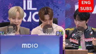 ENG SUB 230918 IDOL RADIO  ATEEZ HONGJOONG YUNHO with KIM JAEJOONG  Coincidences skit [upl. by Hsreh614]