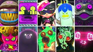 Splatoon Series  All Bosses DLC Included [upl. by Eeliah579]