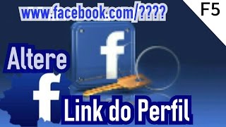 Como criar URL link personalizado facebook perfilsimples [upl. by Bald]