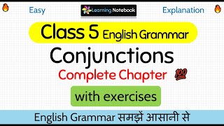 Class 5 Conjunctions  Class 5 English grammar Conjunctions [upl. by Germana]