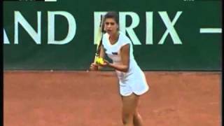 Petra Kvitova vs Sorana Cirstea 2008 Budapest Highlights [upl. by Adlitam]