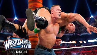 FULL MATCH  The Rock vs John Cena WrestleMania XXVIII [upl. by Lyris]